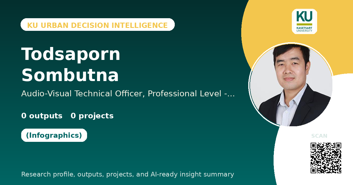 Todsaporn Sombutna | Research Profile & Insights